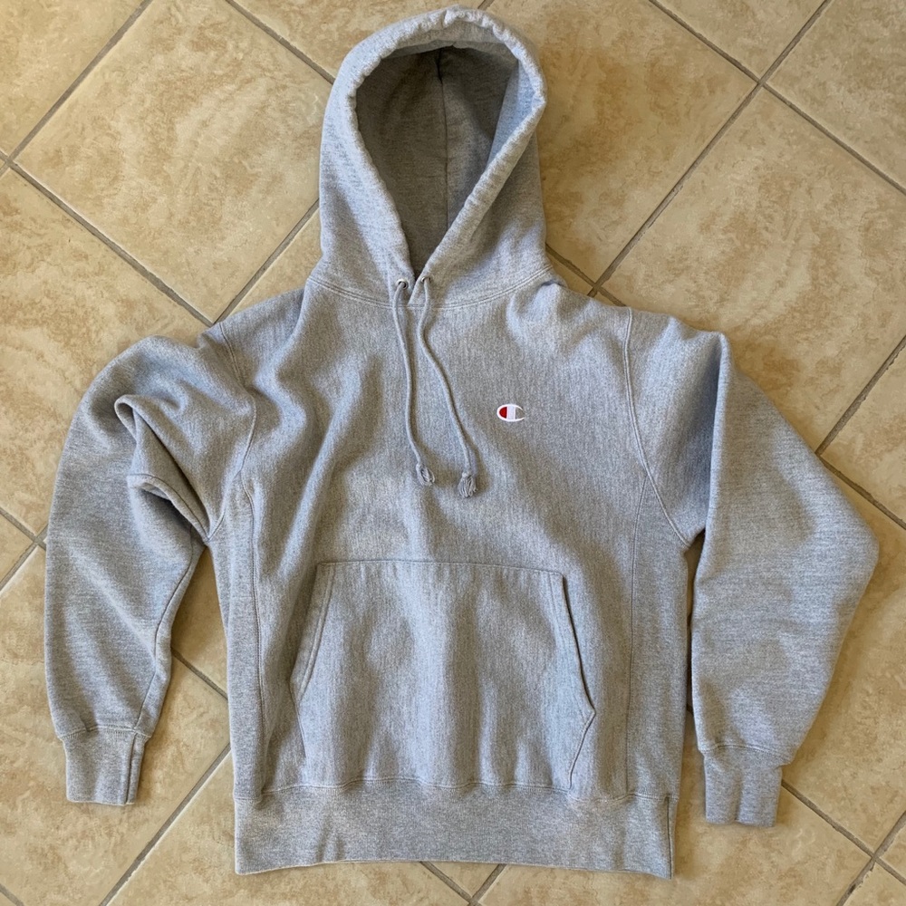 Champion Reverse Weave Heather Gray Hoodie